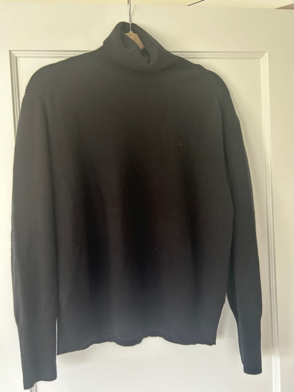 J. Crew Black Turtleneck Sweater - Women's Cashmere